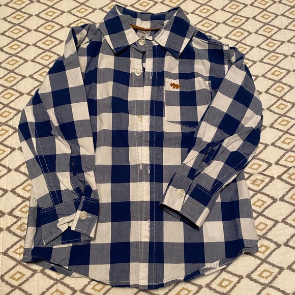 Toddler plaid button down long sleeve - Picture 1 of 1
